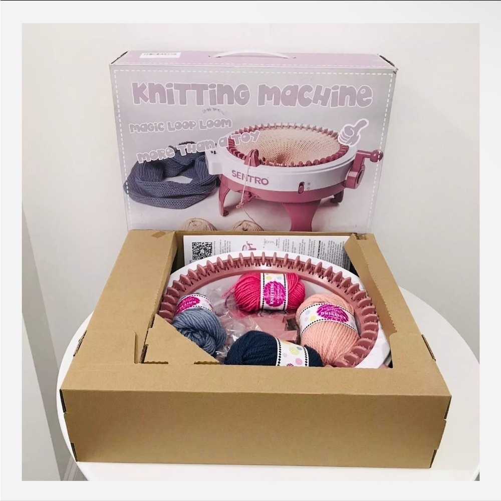 New In Box Sentro Knitting Machine 48 Needles Round Loom Row Counter. Fast ❤️🌷